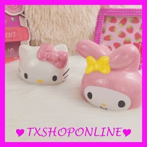 ❣️🎁{Hello kitty} ceramic salt & pepper shaker set❣️🎁 NEW